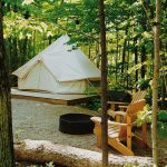 Tent at campground